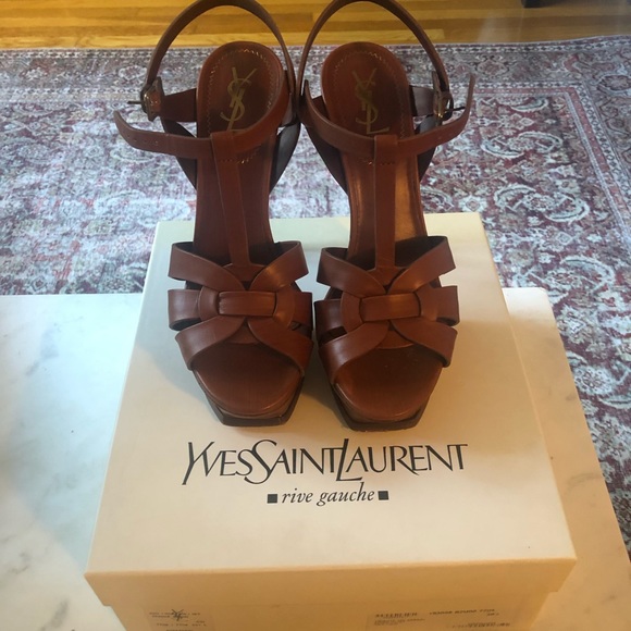 Saint Laurent Tribute Sandals - Picture 6 of 16